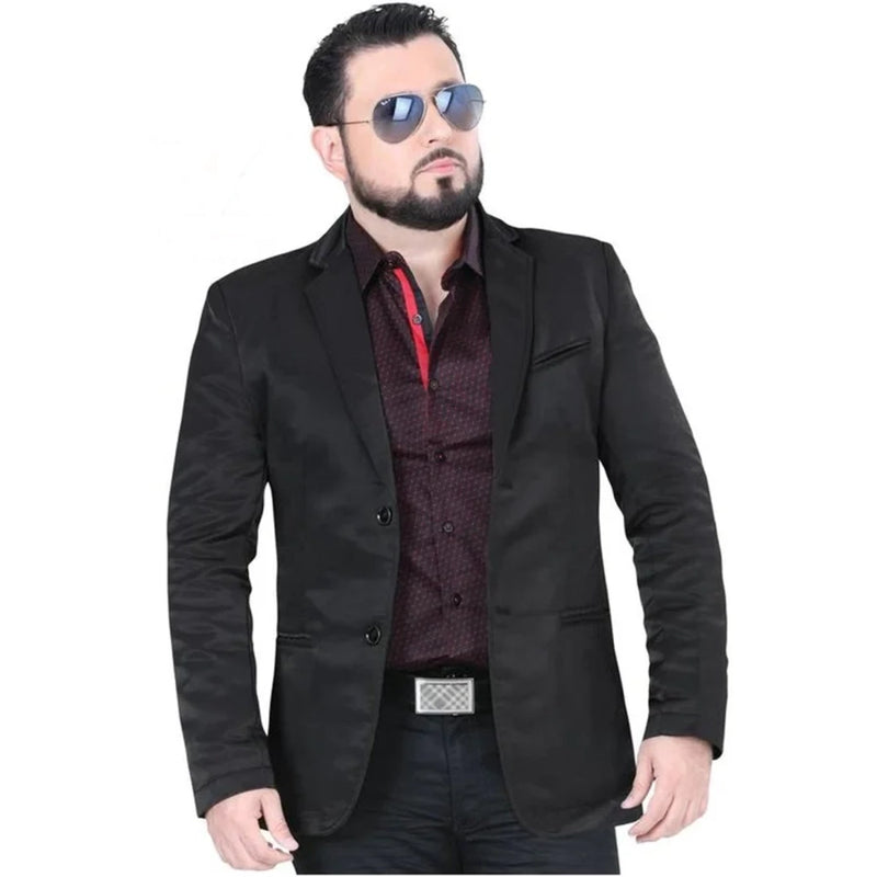 Roberto Tapia Men’s Black Western Cowboy Blazer MON-2174, Saco Vaquero Charro Jacket