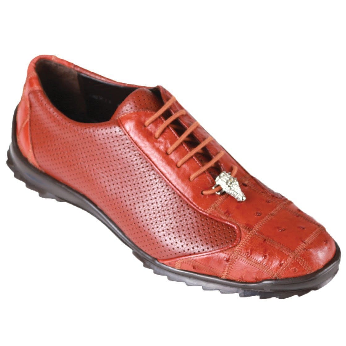 Sneaker Estilo Casual Avestruz Zig-Zag