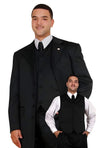 Mens  Black  Coat