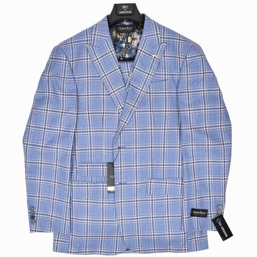 9857-17 Dominique Wilkins Vested Peak Lapel Suit - AlbertoNardoniStore