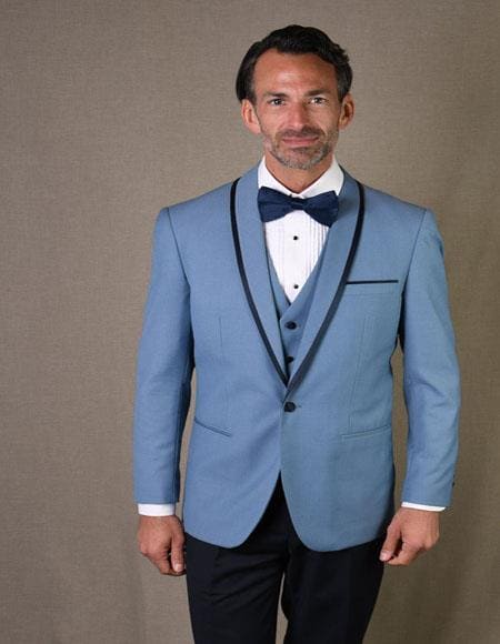 Light Blue Prom Tux