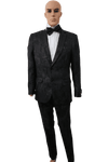 Big and Tall Black Suit - AlbertoNardoniStore
