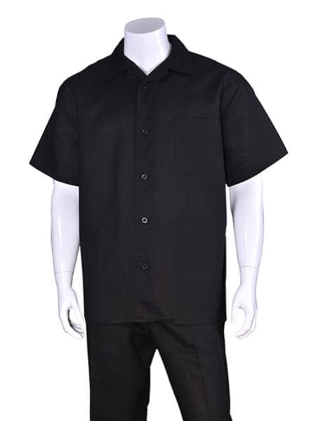 Black Linen Suit - AlbertoNardoniStore