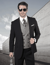 Black Suit Gray Vest