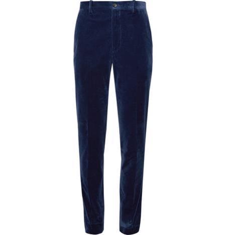 Blue Velvet Pants | Alberto Nardoni Blue Velvet Pants | Alberto Nardoni