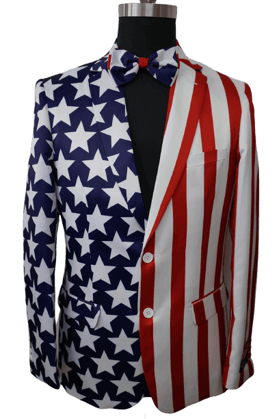 Big and tall deals christmas suit jacket