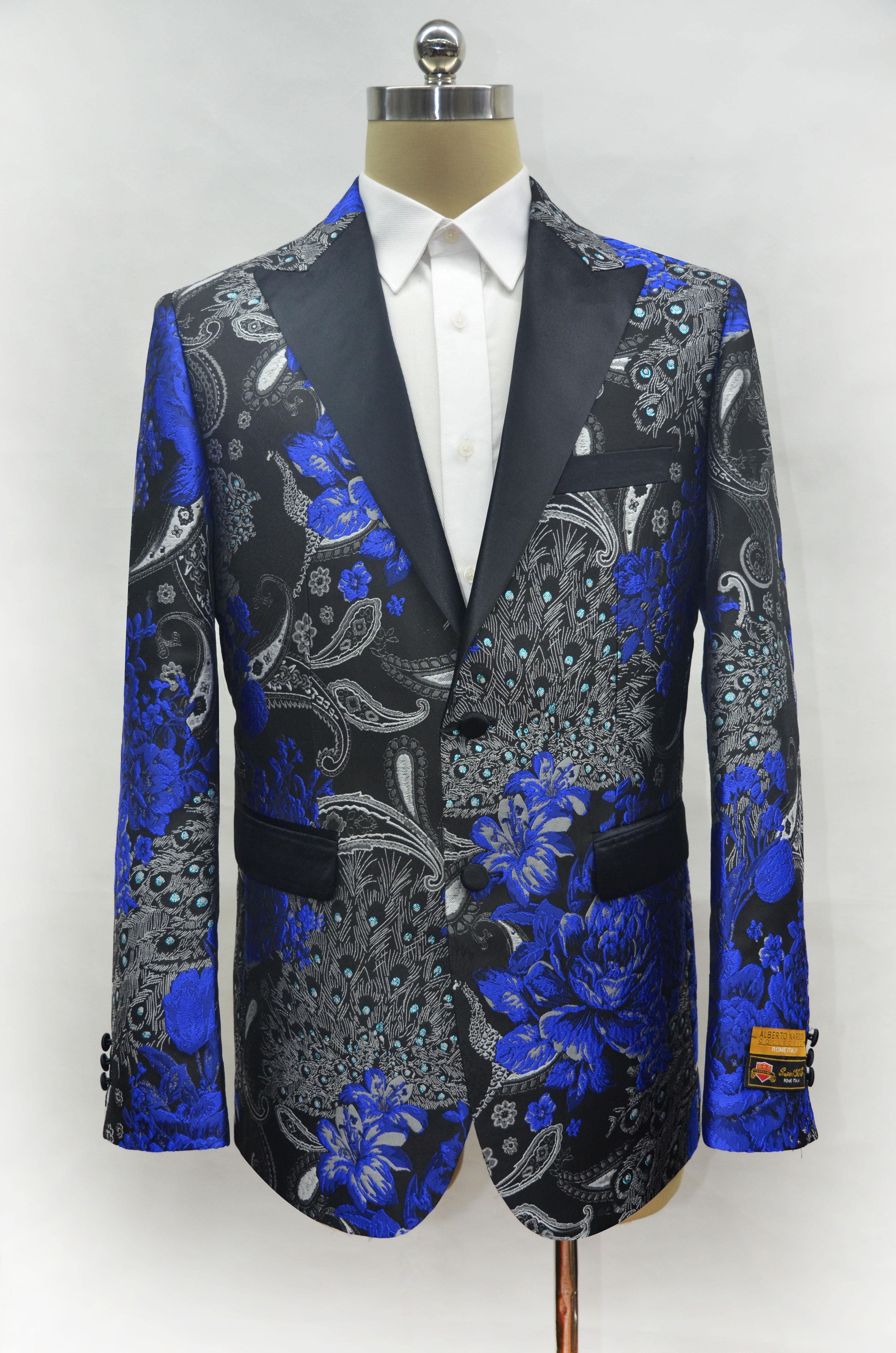 Fashion-10# Royal Blue - Mens Wholesale Blazers - AlbertoNardoniStore