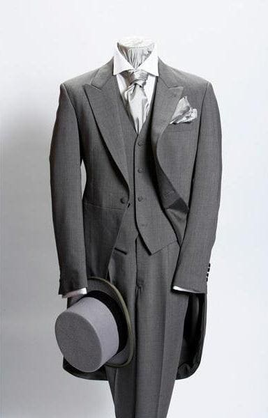 Gray Groomsmen Suits - Grey Groom Suits - AlbertoNardoniStore