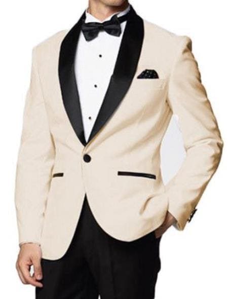 Cream and hot sale black tuxedo