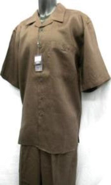 Linen Two Piece Set - Mens Linen Sets - AlbertoNardoniStore