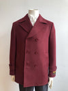 Mens Big and Tall Peacoat - Big and Tall Overcoats - Wool Peacoat - AlbertoNardoniStore