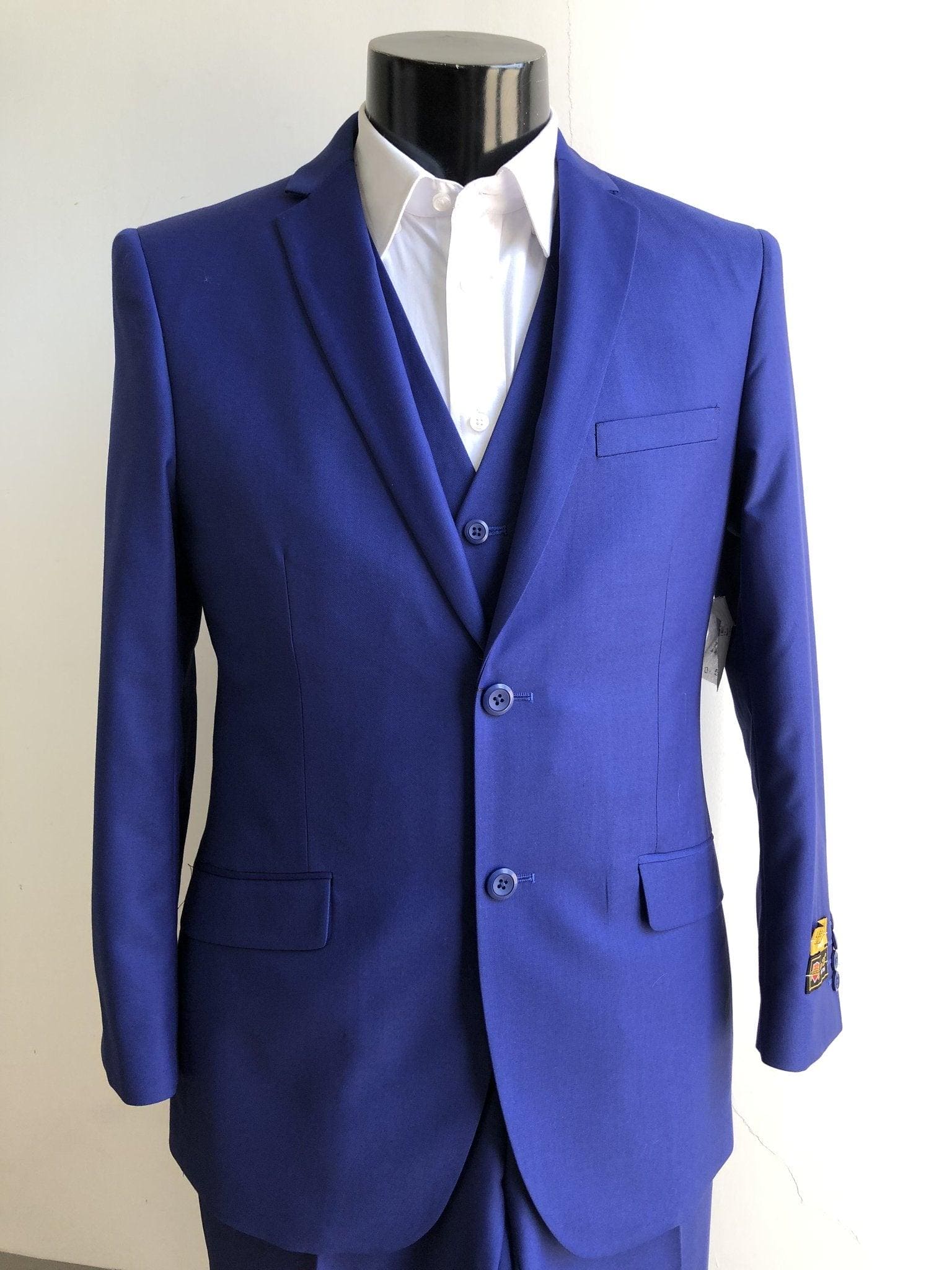 Bright Blue Suit