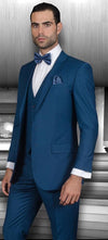 Mens Cobalt Blue Suit - AlbertoNardoniStore