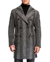 Mens DB Overcoat - Double Breasted Topcoat "Color" Wool Coat - AlbertoNardoniStore