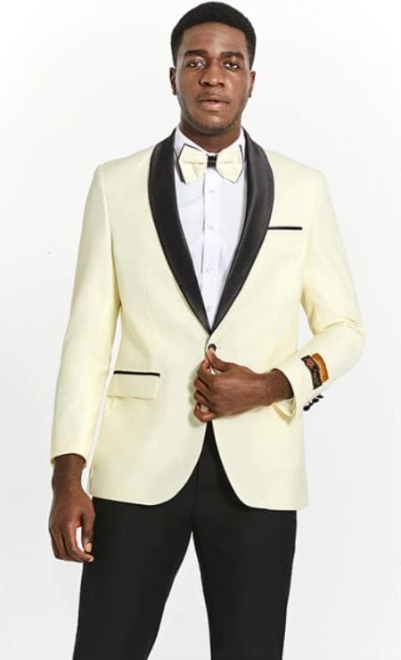 Mens Dinner Jacket For Sale - Ivory Dinner Jacket - AlbertoNardoniStore