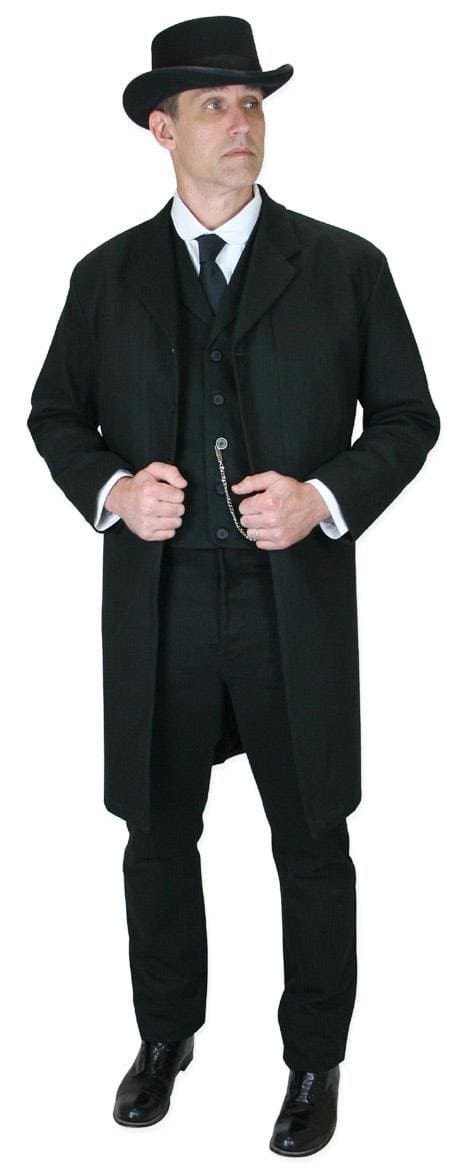 Mens Green Frock Coat - AlbertoNardoniStore