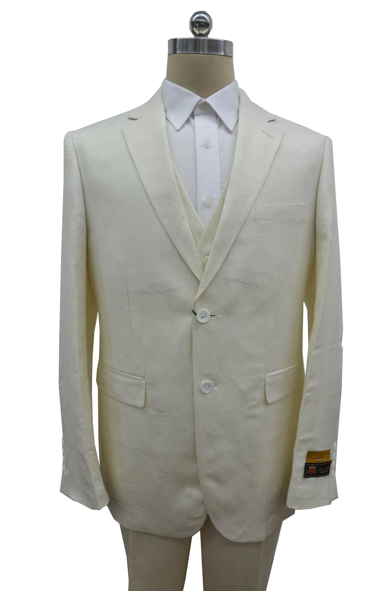 11-C-Linen-2BV Off-White - AlbertoNardoniStore