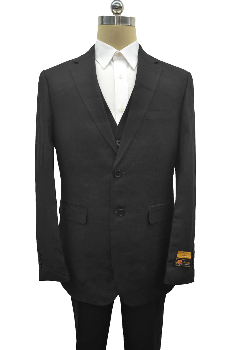10-B-Linen-2BV Black - AlbertoNardoniStore