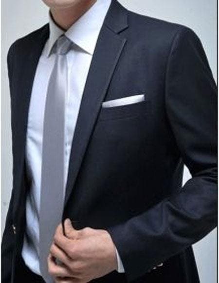 Mens Matching Suit With Shirt And Tie Combination Combo Deal - Black Suit Mens Matching Suit With Shirt And Tie Combination Combo Deal - Black Suit