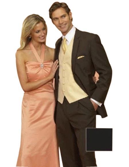 Men's Natural Sand Tan Khaki Linen Vested Suit by Alberto Nardoni - Mens Linen Suit main image 0
