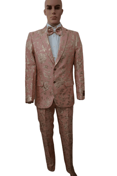 Mens Rose Gold Prom Suit - AlbertoNardoniStore