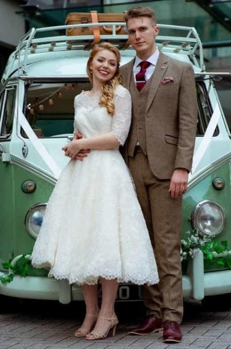 Mens Tweed Wedding Suit -Light Brown Khaki Dark Tan Alberto