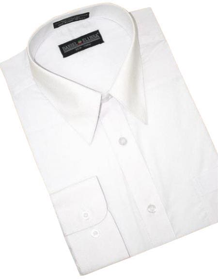 Mens Wholesale White Dress Shirt - AlbertoNardoniStore