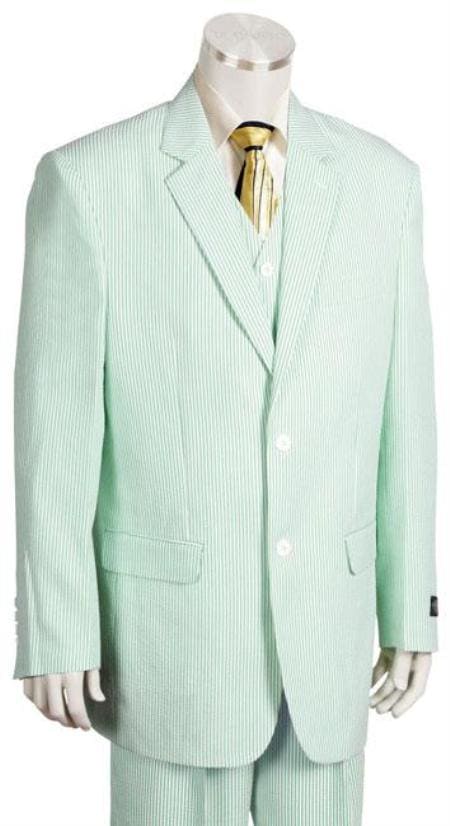 Men Mint Green Seersucker Suit – Alberto Nardoni