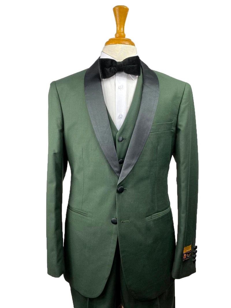 NLO-Tux-SH Olive-Blk - Tuxedo Wholesale Distributors - AlbertoNardoniStore