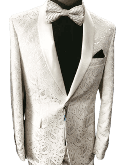 Paisley-300 Ivory - AlbertoNardoniStore