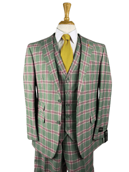 Plaid-6789-Green-Red - AlbertoNardoniStore