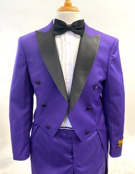 Purple coat hot sale with tails