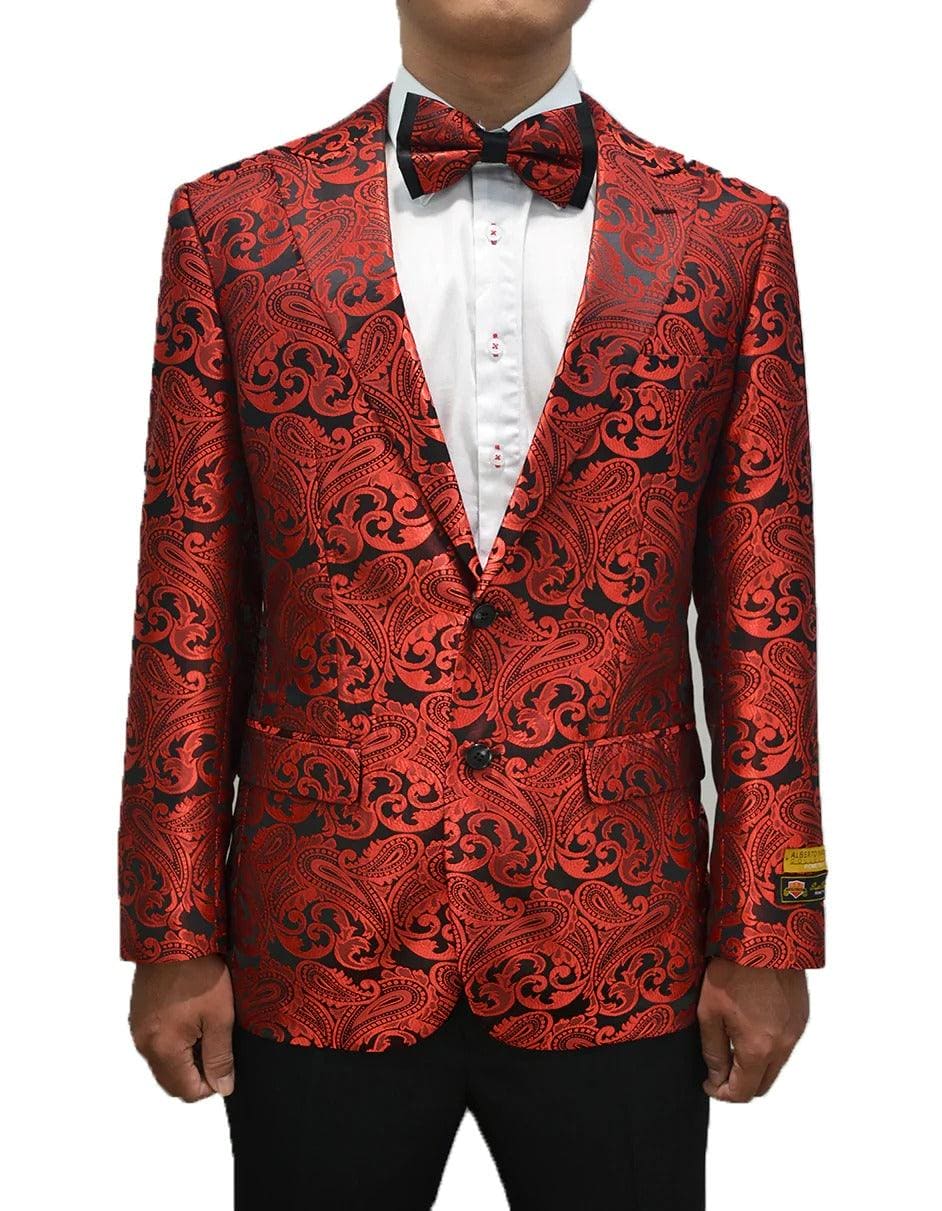 Red Prom Suit - Red Prom Tux - Red Suits For Prom - AlbertoNardoniStore