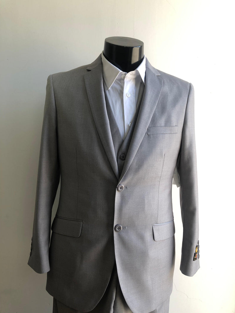 Slim Fit Prom Suits - Skinny - Light Gray - AlbertoNardoniStore
