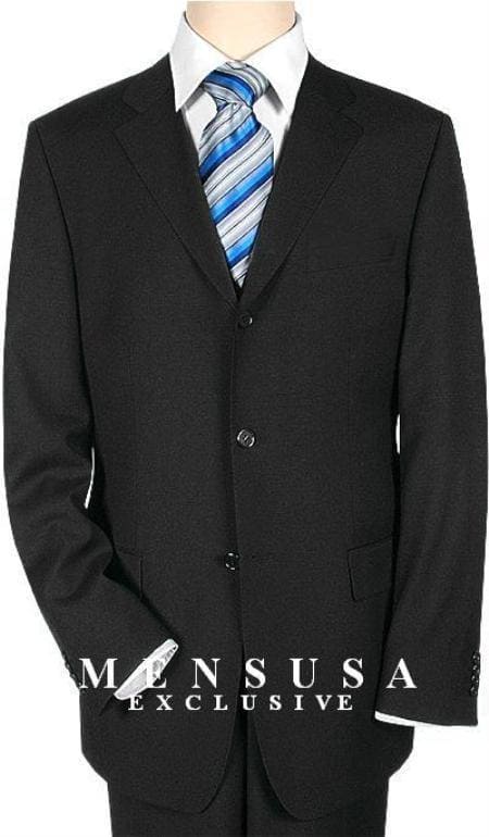 Men's  Three Buttons Style Suit Silver main image 0