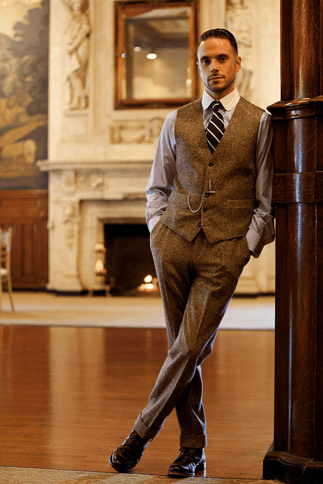 Tweed Suit Gray - AlbertoNardoniStore