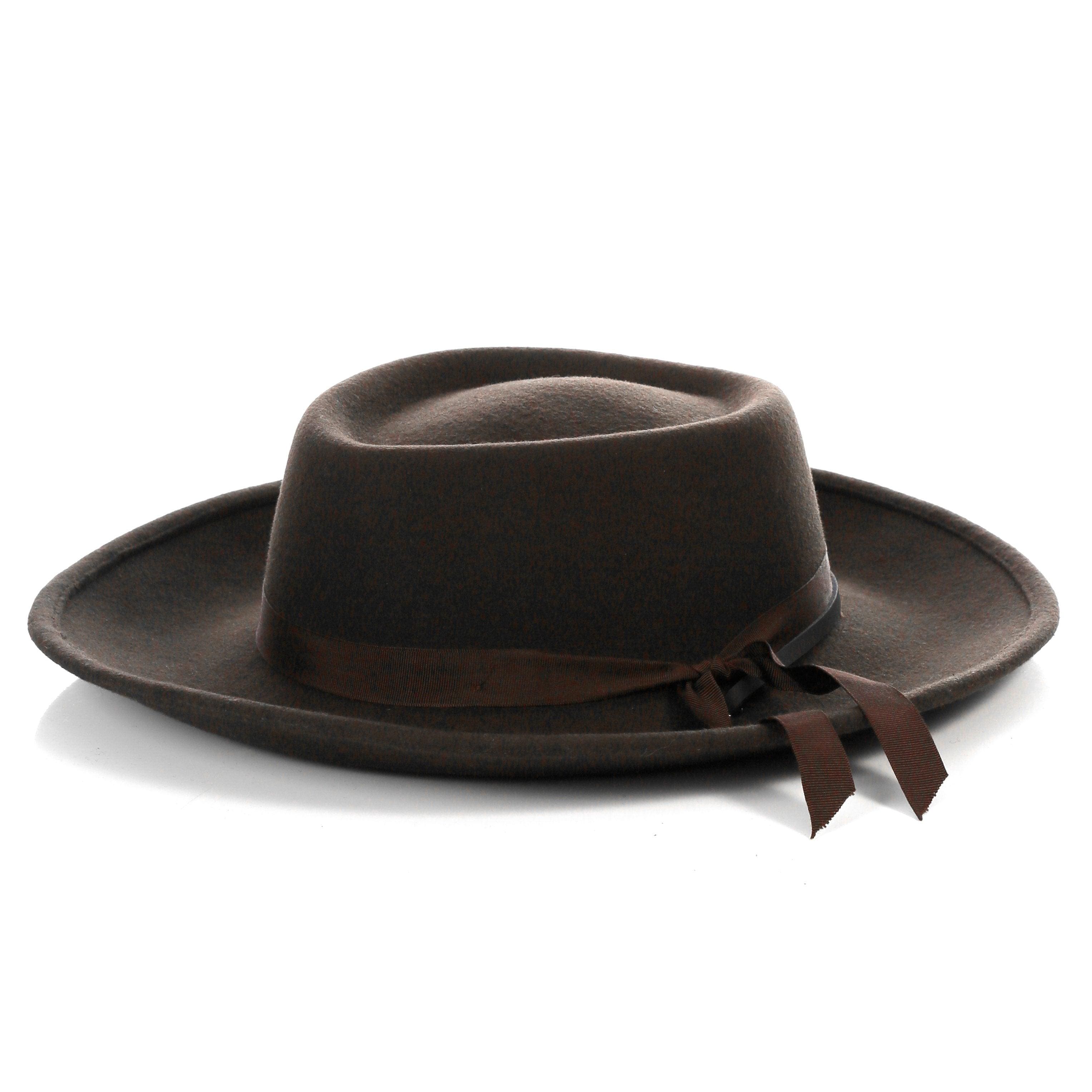 mens brown dress hats Classic Fedora Hat | Camel Brown Pure Wool Men's Hat Authentic 1940s Retro Vintage Style