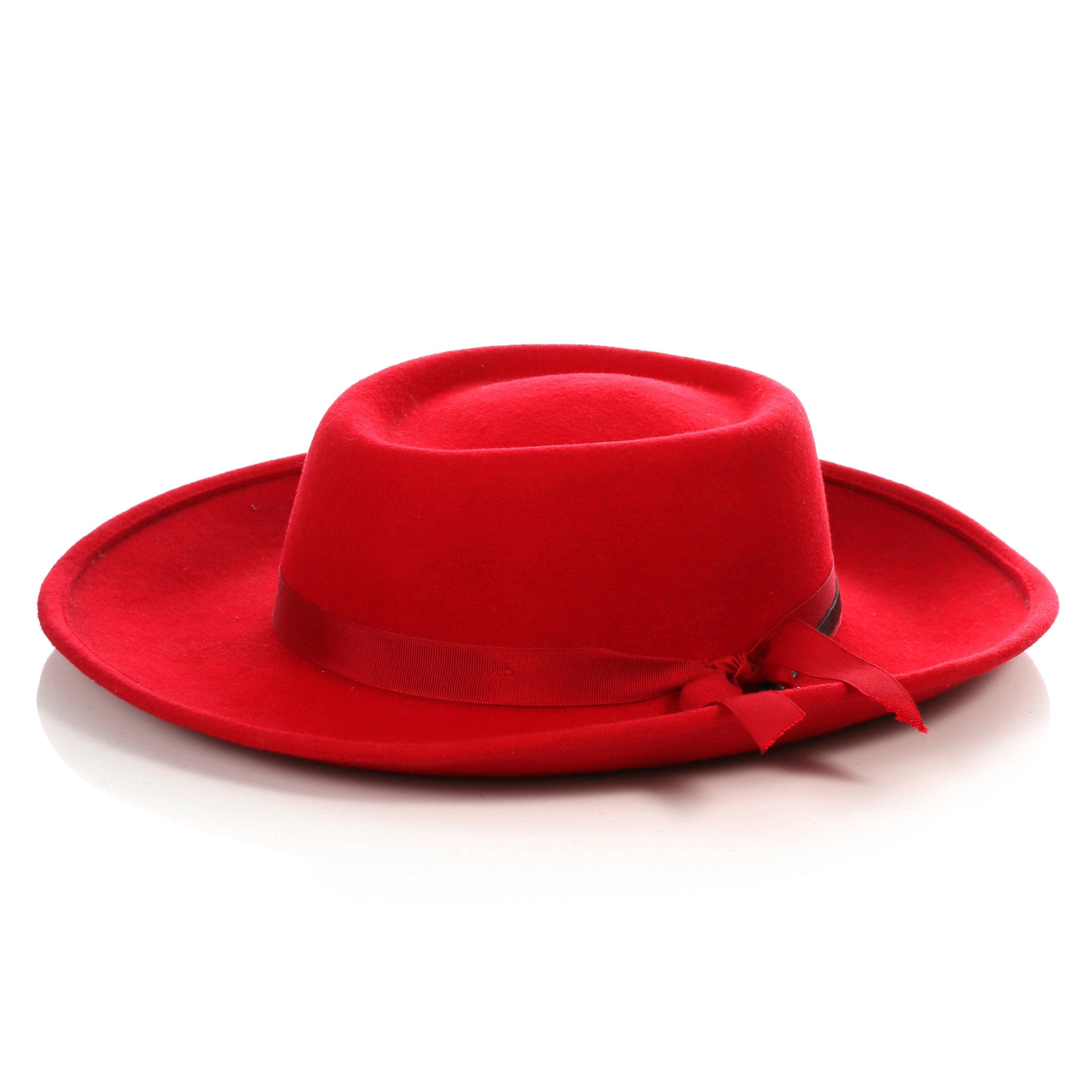 Wholesale Mens Dress Hat in Color Red Wholesale Mens Dress Hat in Color Red