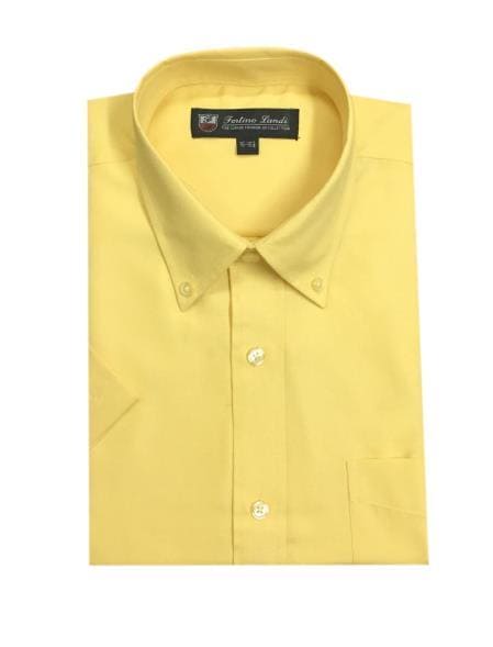 Yellow Seersucker Shirt - AlbertoNardoniStore