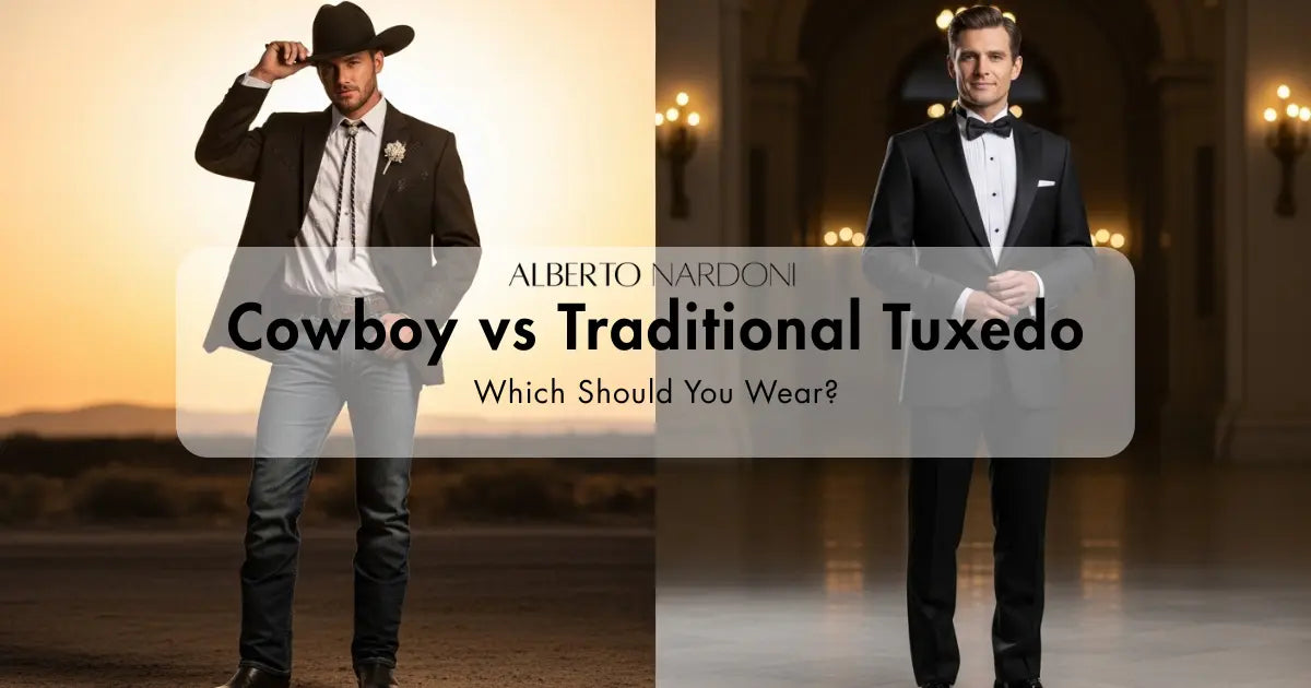 Cowboy Tuxedo vs Traditional Tuxedo