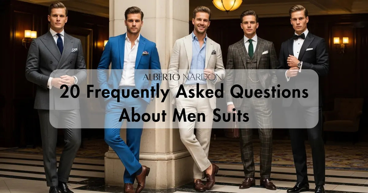 20 Frequently Asked Questions About Men Suits
