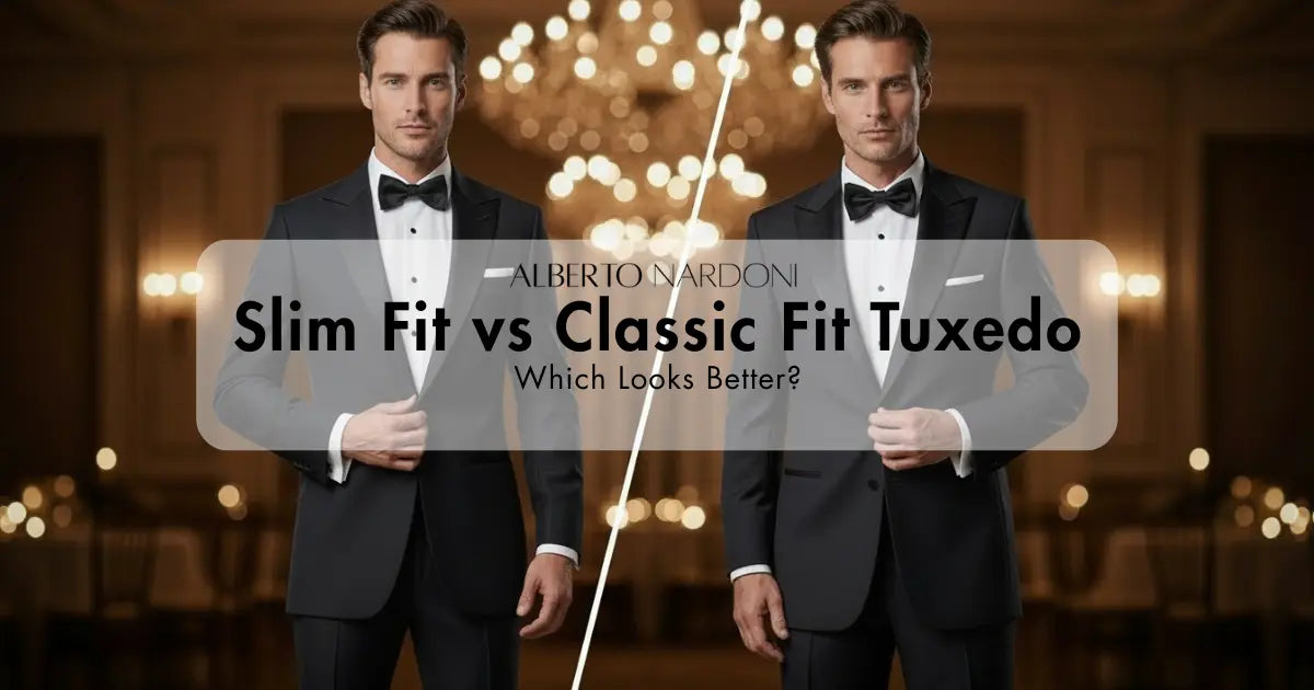 Slim Fit vs Classic Fit Tuxedo
