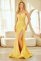 Strapless Sweetheart Rhinestone Prom Dress with Side Cutouts & High Slit by Amelia Couture 3104