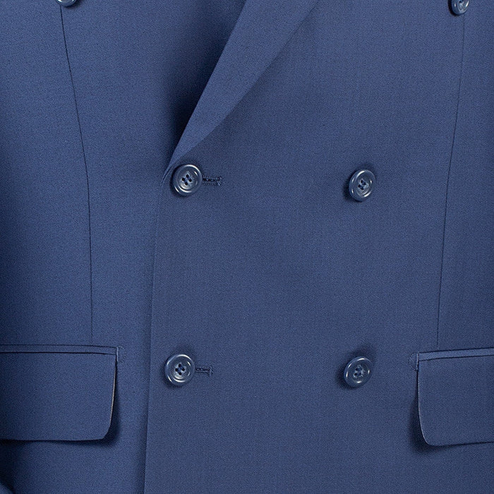 Ramses Collection - Double Breasted 2 Piece Suit Regular Fit in Blue