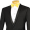 Kingsman Collection - Shawl Collar Slim Fit Tuxedo 2 Piece 1 Button Black