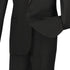 Kingsman Collection - Shawl Collar Slim Fit Tuxedo 2 Piece 1 Button Black