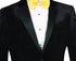 Men's Slim Fit Velvet Tuxedo 2 Piece in Black