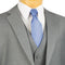 Morgan Collection - Regular Fit 3 Piece Suit 2 Button Medium Gray