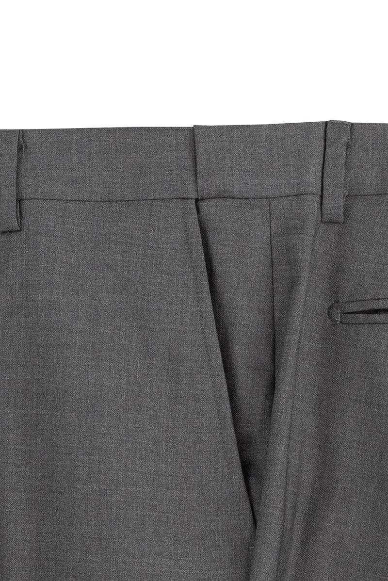 Men's Charcoal Adjustable Waist Two Piece Suit