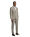 Men's Khaki Pinstripe Double Breasted Suit